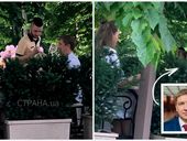 Глава "Нафтогаза" Андрей Коболев отдыхал со спутницей в ресторане "Прага"