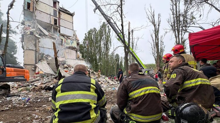 Последствия удара по Киеву