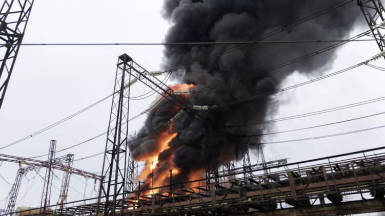 Гаряча Зміївська ТЕС у Харківській області. Кадр із відео