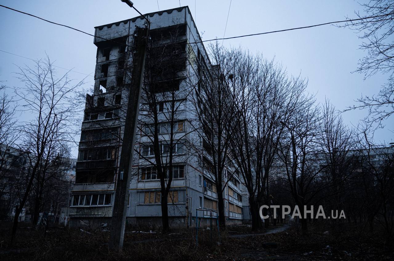 Как выглядит Салтовка в Харькове после обстрелов - фото 25 декабря