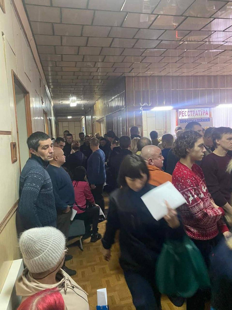 очереди для сдачи крови в Херсоне