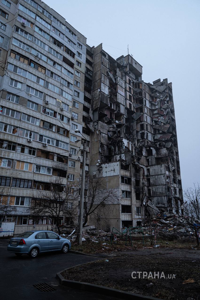 Как выглядит Салтовка в Харькове после обстрелов - фото 25 декабря