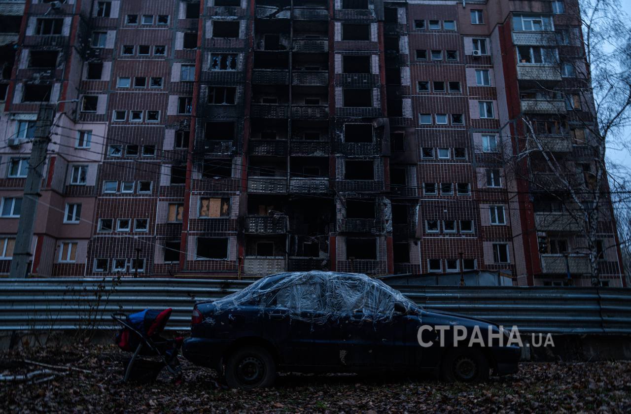 Как выглядит Салтовка в Харькове после обстрелов - фото 25 декабря