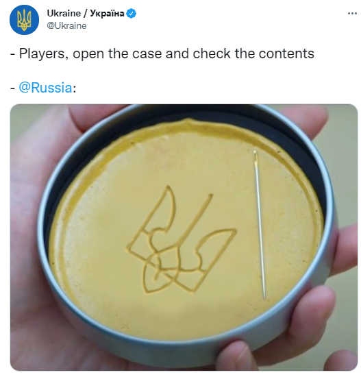 Официальный аккаунт Украины в твиттере сделал мем по Игре в Кальмара