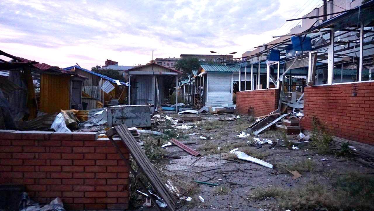 Центр Днепра после попадания, фото 3