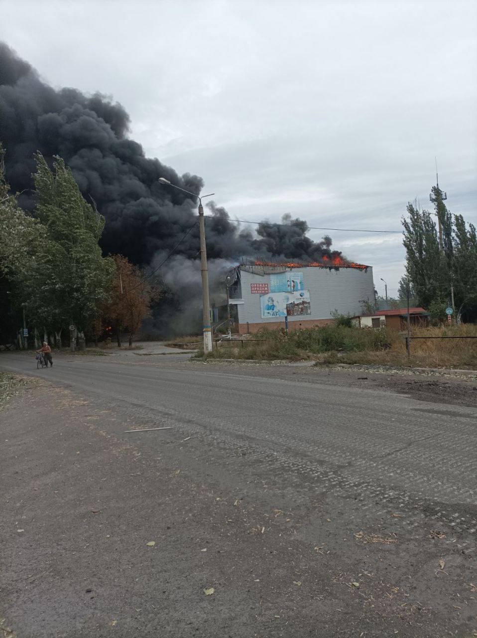 Последствия прилета по Бахмуту