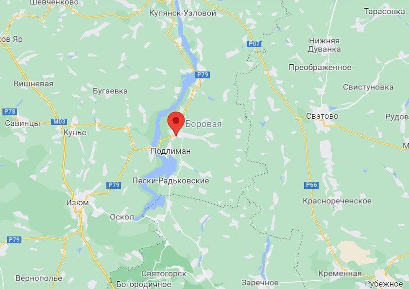 Боровая еще в оккупации