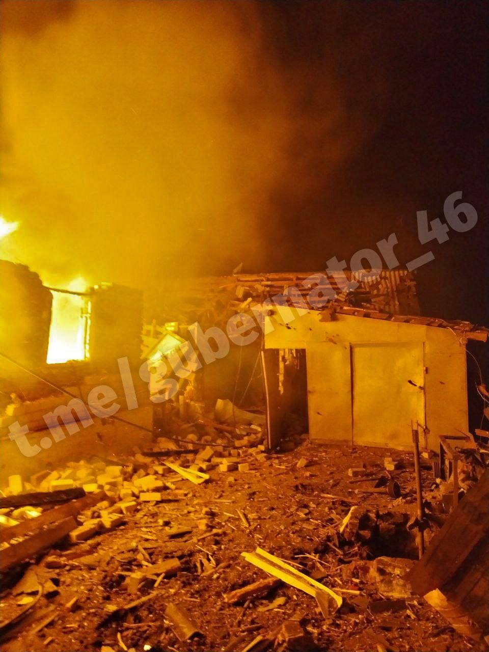 Фото обстрела Курской области 20 декабря 