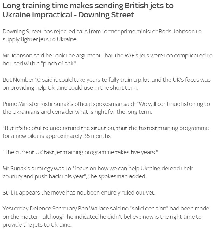 Пілоти F-16 навчаються 35 місяців