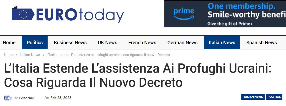 В Італії продовжать посвідку на проживання для українських біженців