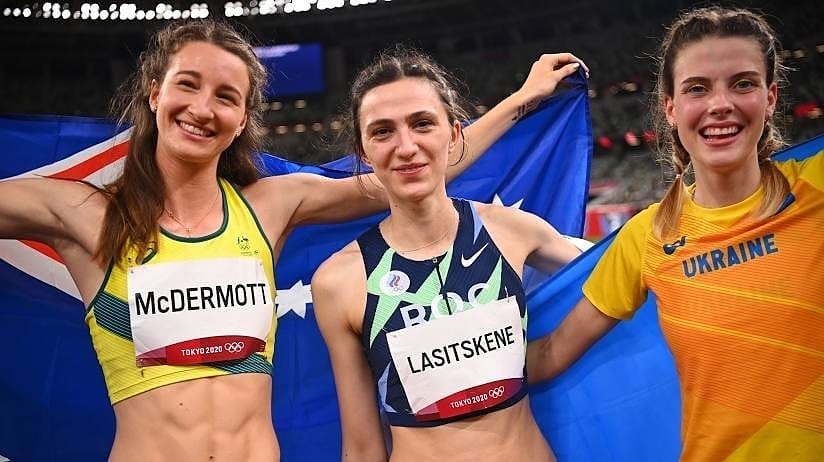 Олимпийские чемпионы - Магучих, Макдермотт и Ласицкене, фото denissjefimovs