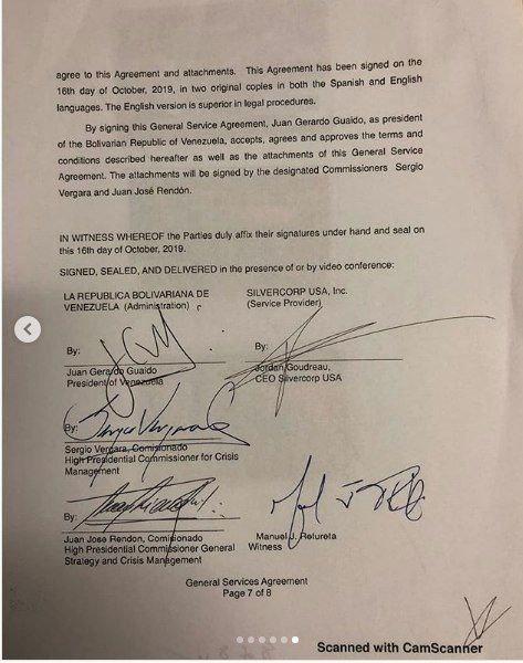 договор между Гудро и Гуайдо