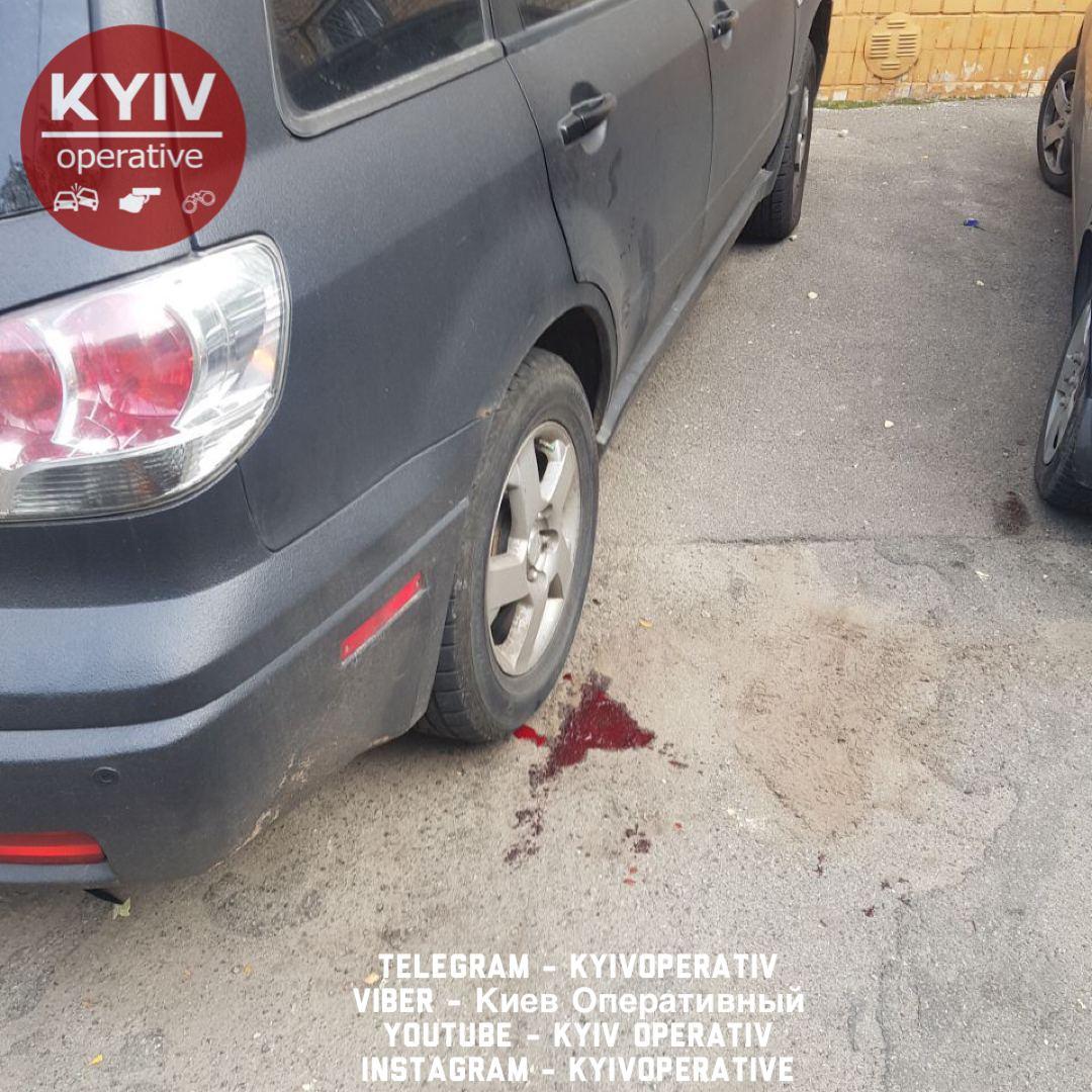 Фото с места происшествия. "Киев Оперативный" в Телеграме.