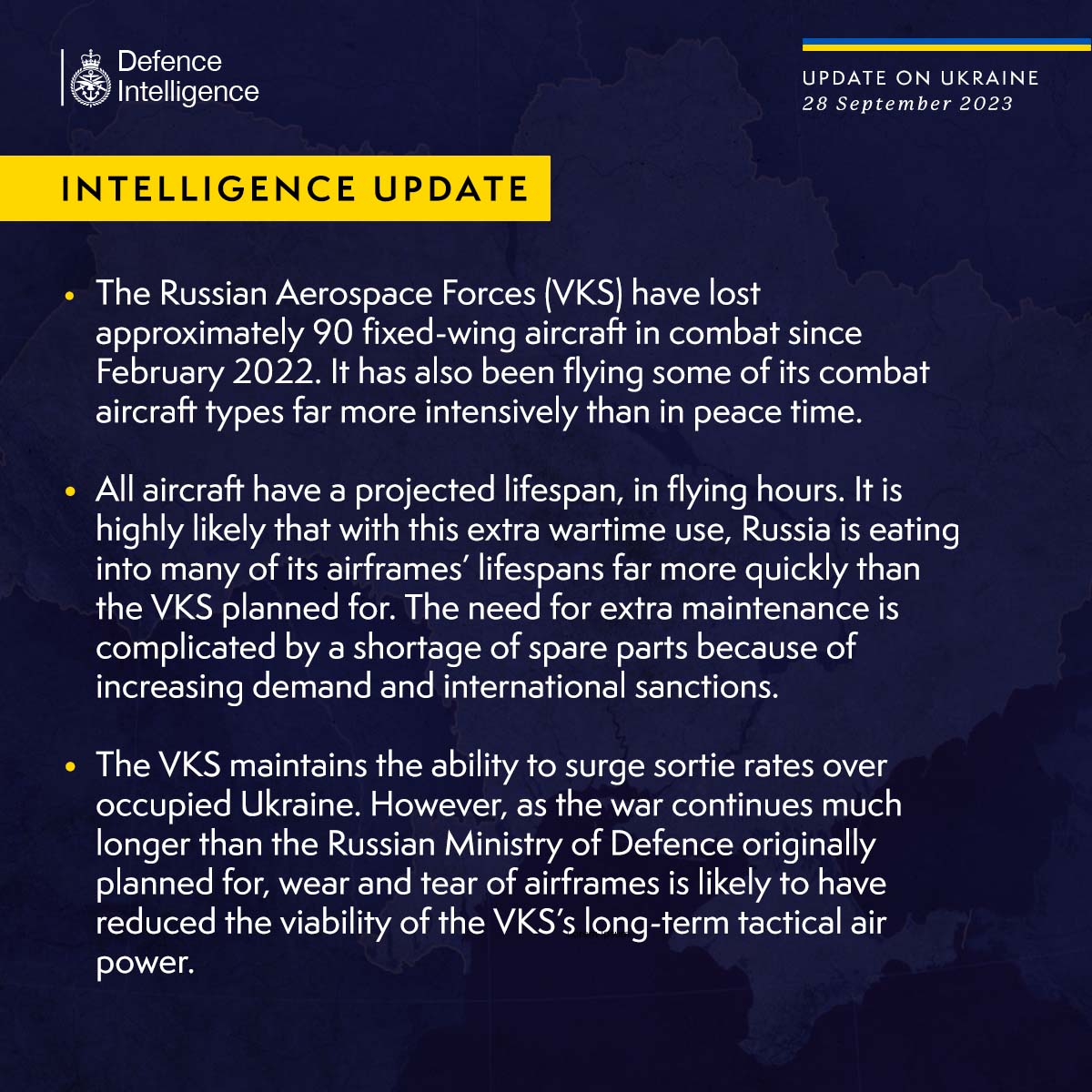 РФ втратили в Україні 90 літаків