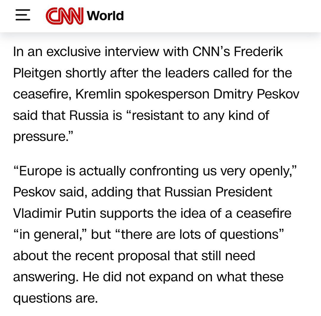 Знімок заголовка на cnn.com