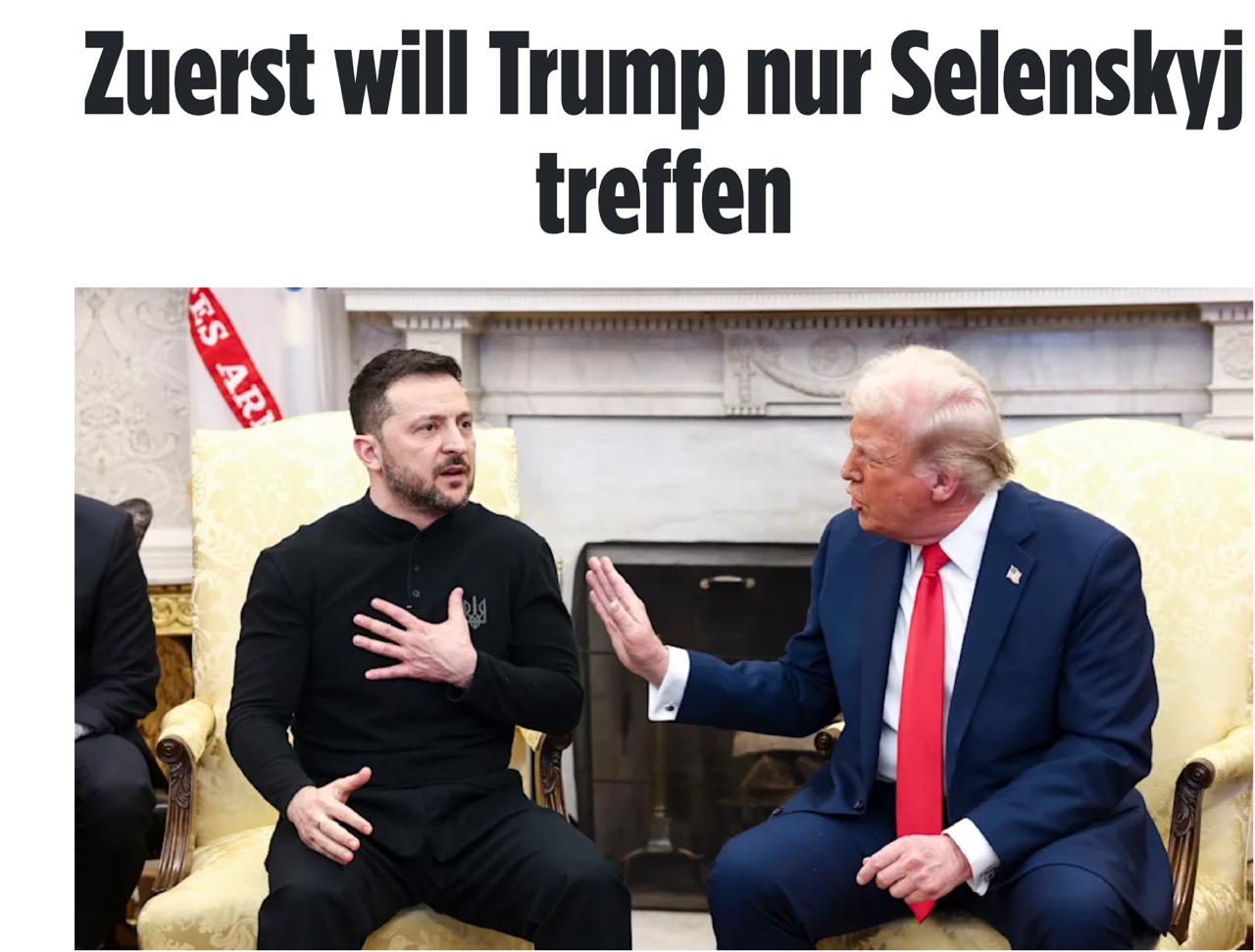 Знімок заголовка на bild.de