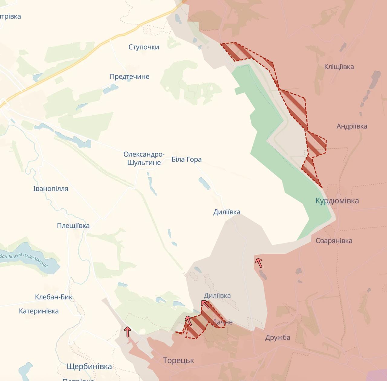 Карта бойових дій (2). Джерело - Deep State