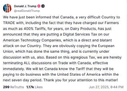 Заголовок на truthsocial.com