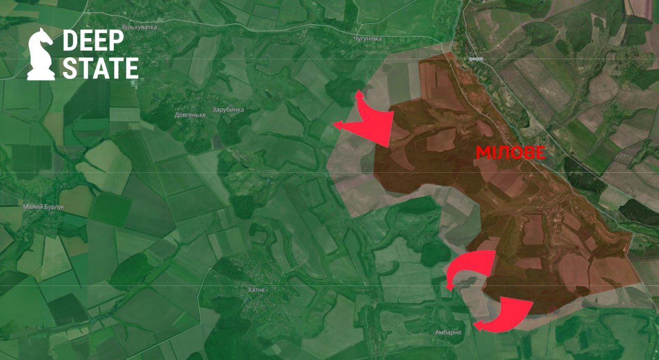 Карта бойових дій. Джерело - Deep State