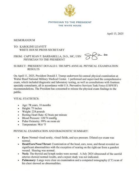 Знімок публікації на whitehouse.gov