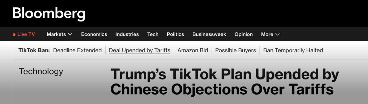 Заголовок на bloomberg.com