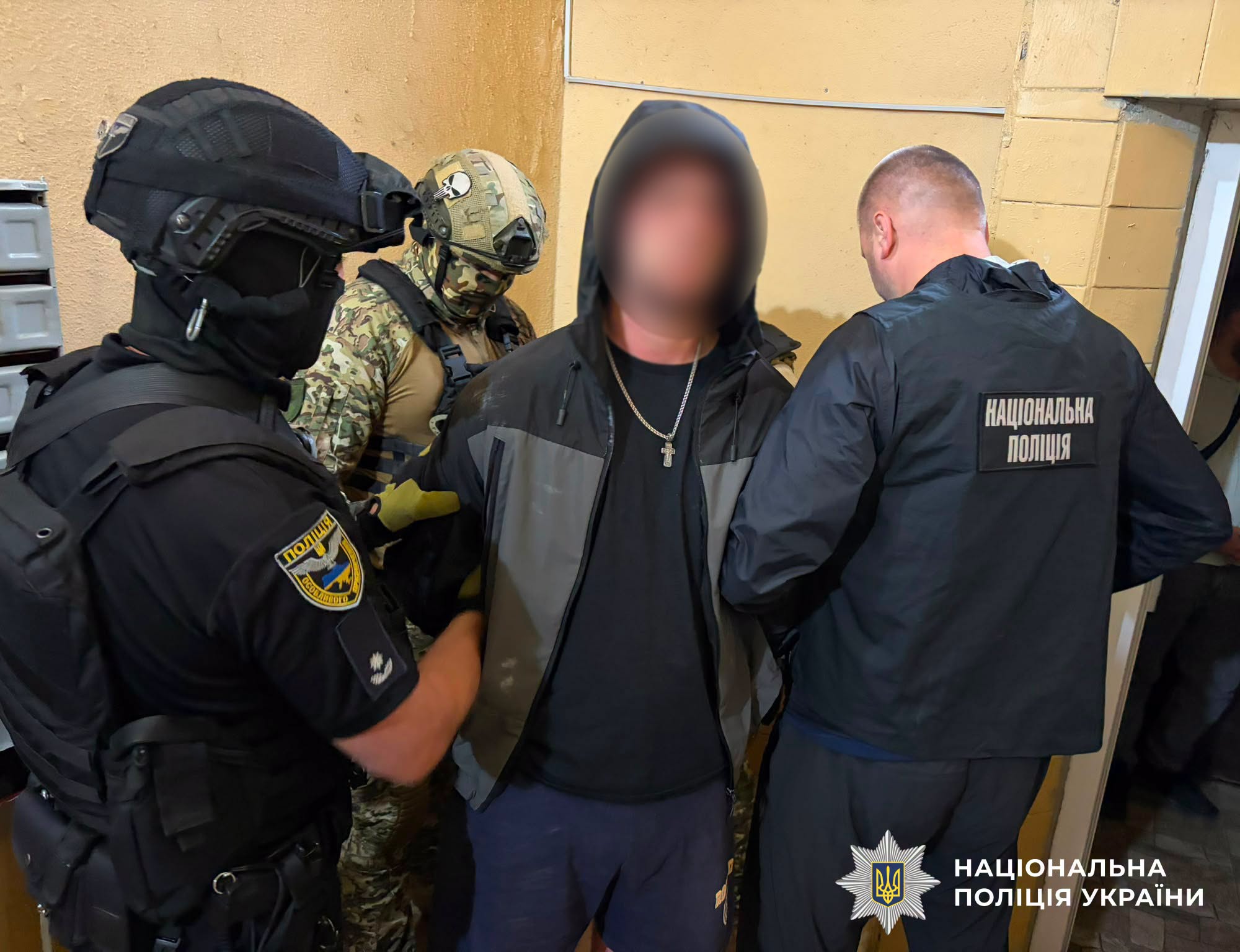 Фото задержанного после бунта против ТЦК во Львове. Источник – Полиция