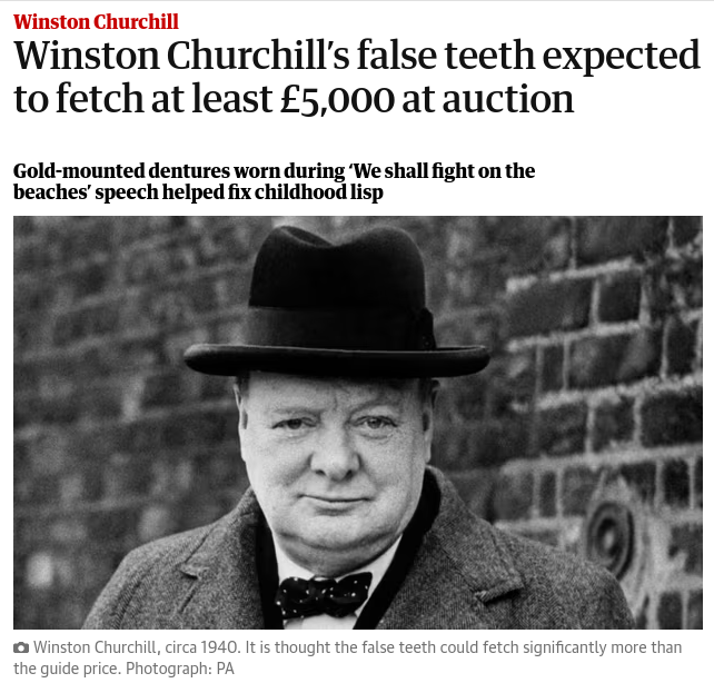 Снимок заголовка в The Guardian